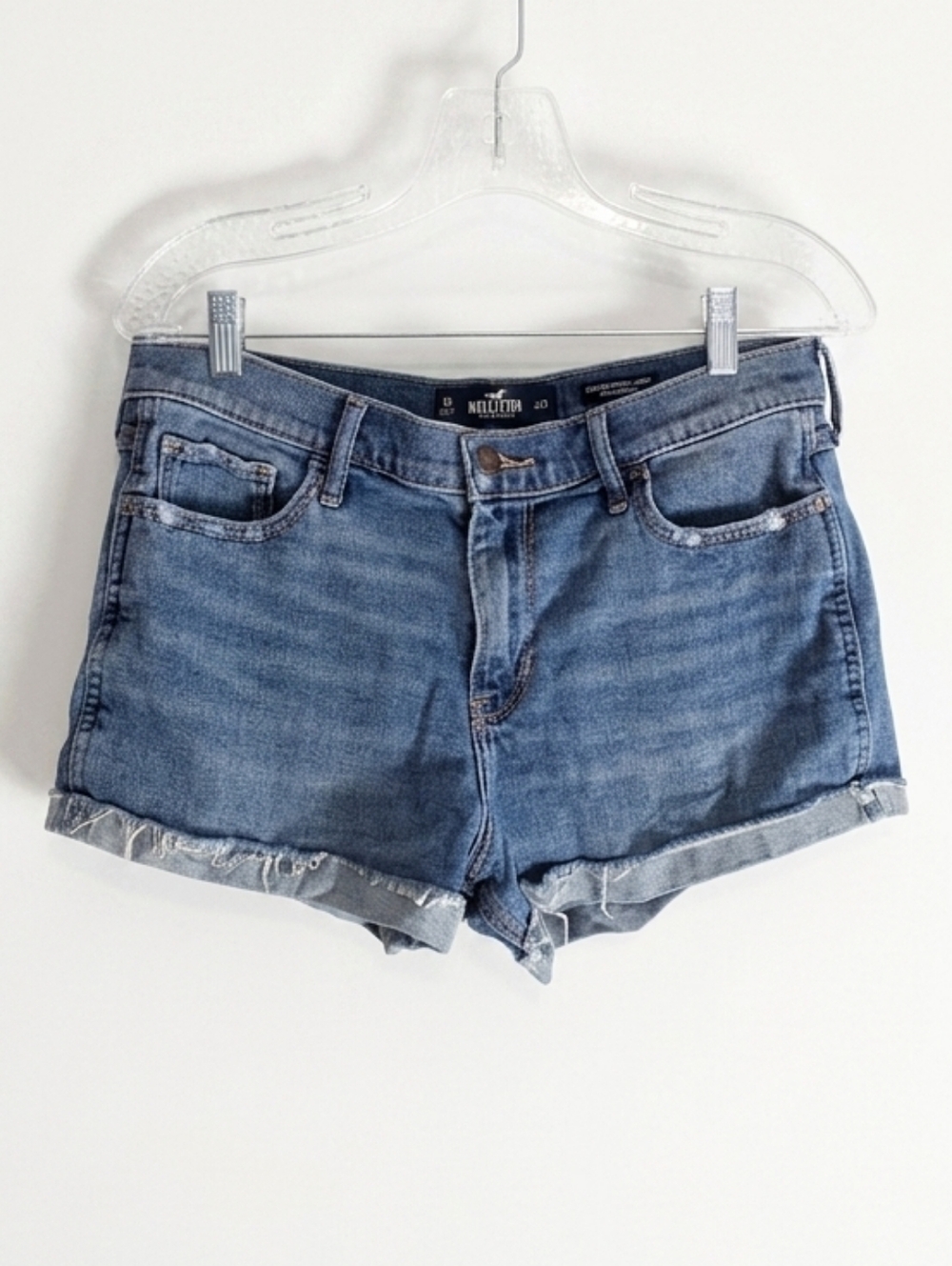 Hollister Light Blue Denim Jean Shorts